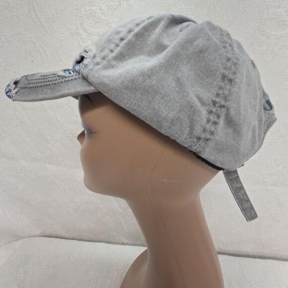 Soul 2 Soul Blue Distressed Hat Paisley Bandana Tim McGraw Faith Hill Tour Merch - Picture 2 of 7